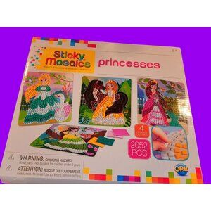 Sticky Mosaics Princesses Kit With 2052 Pieces  4 Designs For Ages 5+ NEW